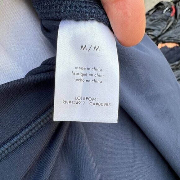 WeWoreWhat Revolve Active Tennis Skort MEDIUM in Solid Blue Navy Optic White - Picture 9 of 10